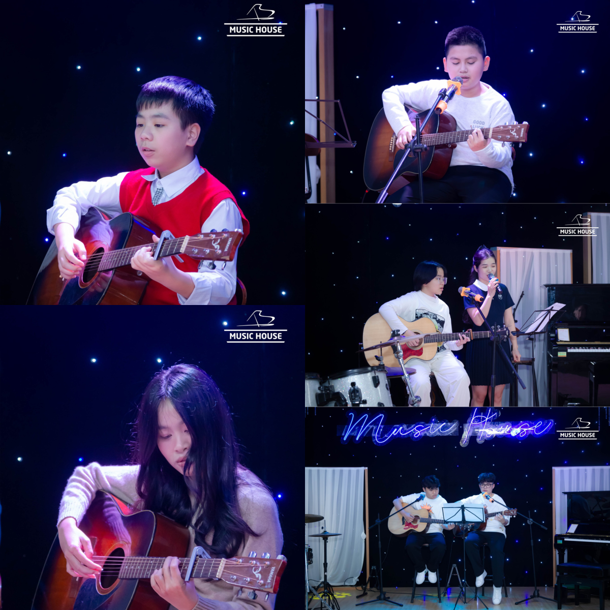 Tuyển sinh khóa học Guitar - Music House